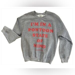 Little Big Town Gray Pullover Sweatshirt Women's‎ Medium Pontoon State of Mind